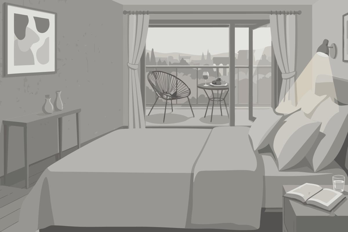 Suite Supérieure (3 Adultes) avec Balcon et Vue sur la Mer